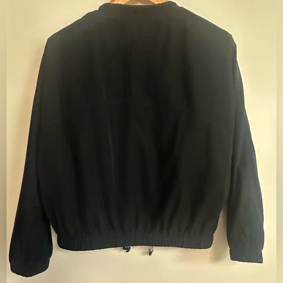 Athleta Black Bomber Jacket for Women - Picture 5 of 16